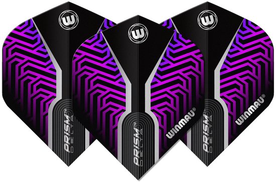 Winmau Prism Delta Kairos Purple - Dart Flights van Merkloos