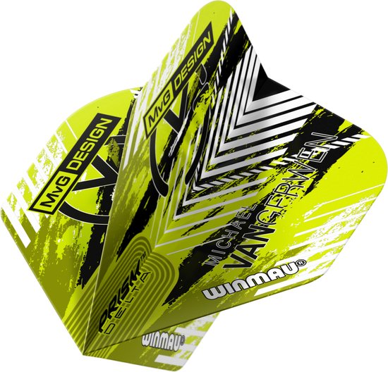 WINMAU - Prism Delta MVG Prism V2 dart vluchten - 1 sets per pakket (3 dartvluchten in totaal) van Winmau