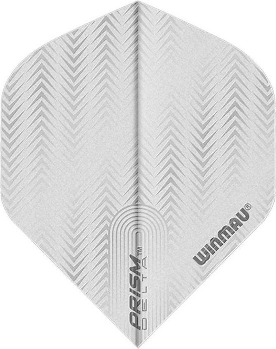 WINMAU - Prism Delta Wit Dartvluchten - 1 set per pakket (3 vluchten in totaal) van Merkloos