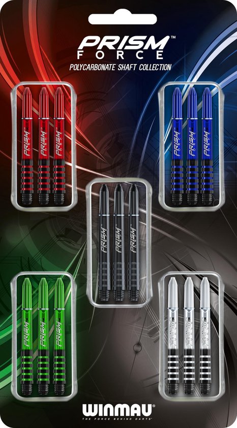 Winmau - Prism Force - Collectie Dart Shafts - Medium van Winmau