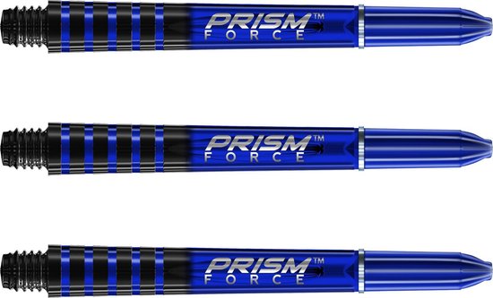 WINMAU - Prism Force Dartschachten Blauw, Korte - 1 set per pakket (3 Dartschacht in totaal) van Winmau