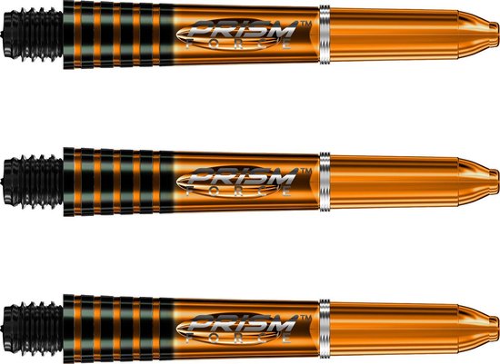 WINMAU - Prism Force Dartschachten Oranje, Korte - 1 set per pakket (3 Dartschacht in totaal) van Winmau