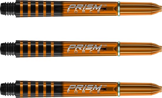 WINMAU - Prism Force Dartschachten Oranje, Tussenliggend - 1 set per pakket (3 Dartschacht in totaal) van Winmau