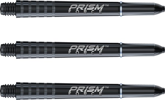 WINMAU - Prism Force Dartschachten Zwart Tussenliggend - 1 set per pakket (3 Dartschacht in totaal) van Winmau