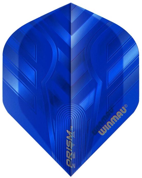 WINMAU - Prism Zeta Blauw Dartvluchten - 1 set per pakket (3 vluchten in totaal) van Merkloos