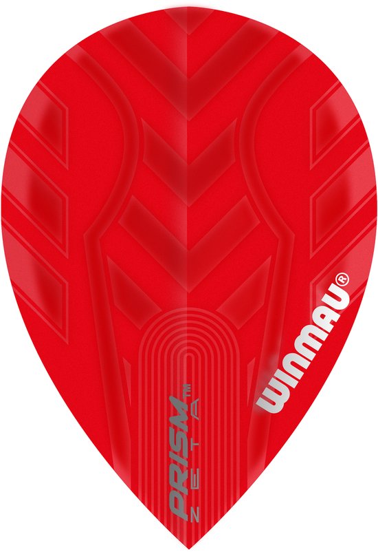 Winmau Prism Zeta Pear Red - Dart Flights van Merkloos