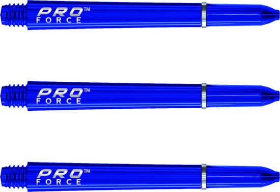 WINMAU - Pro Force Dartschachten Blauw, Medium - 1 set per pakket (3 Dartschacht in totaal) van Winmau