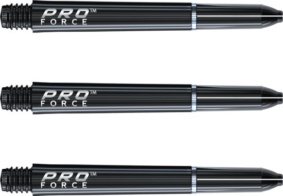 WINMAU - Pro Force Dartschachten Zwart, Tussenliggend - 1 set per pakket (3 Dartschacht in totaal) van Winmau