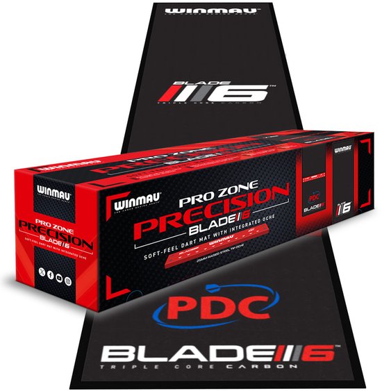 Winmau Pro Zone Precision Blade 6 Soft Feel Dartmat van Merkloos