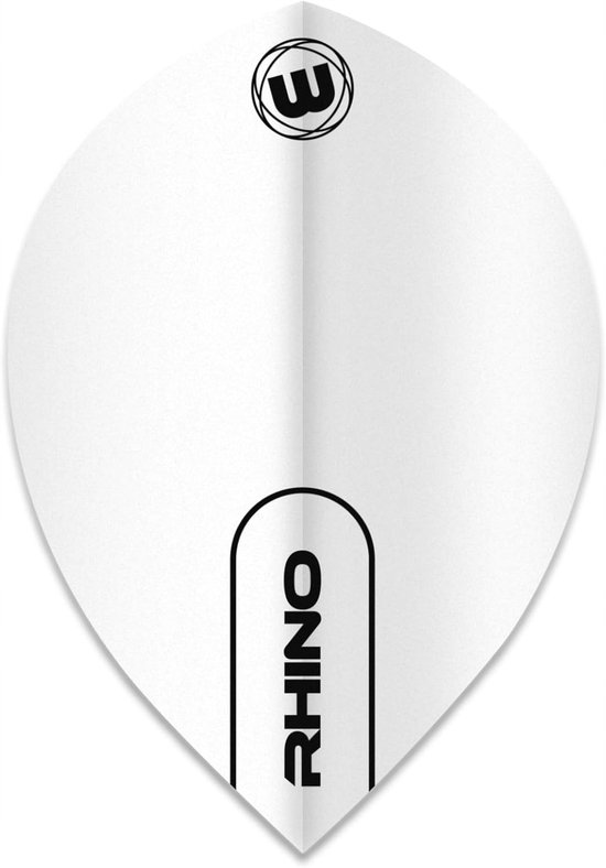 Winmau Rhino Dart Pijltjes - Wit, 100 Micron, Set van 3