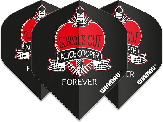 Winmau Rock Legends Alice Cooper Schools Out - Dart Flights van Winmau