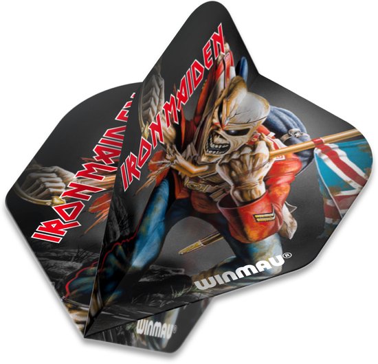 WINMAU - Rock Legends: Iron Maiden Trooper Dartvluchten - 1 set per pakket (3 vluchten in totaal) van Winmau