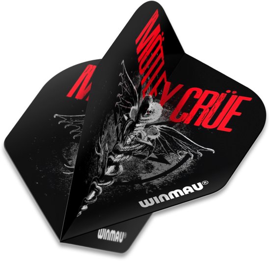 WINMAU - Rock Legends: Motley Crue Feelgood Dartvluchten - 1 set per pakket (3 vluchten in totaal) van Winmau
