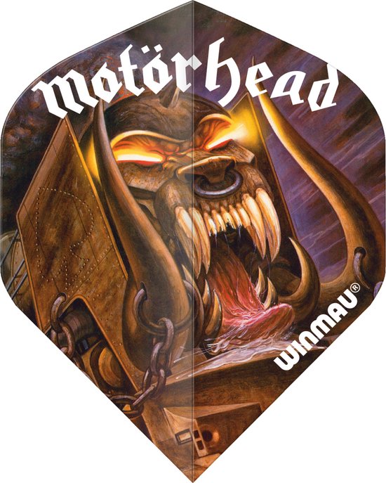 WINMAU - Rock Legends: Motorhead Orgasmatron Dartvluchten - 1 set per pakket (3 vluchten in totaal) van Winmau