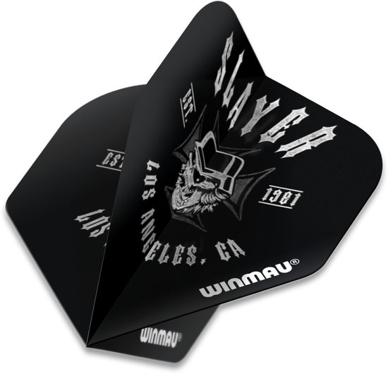 WINMAU - Rock Legends: Slayer LA Dartvluchten - 1 set per pakket (3 vluchten in totaal) van Winmau