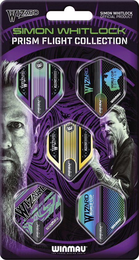 WINMAU - Simon Whitlock Prism Dart Vlucht Collectie van Winmau