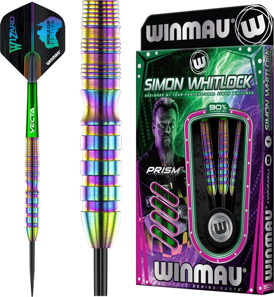 Winmau Simon Whitlock World Cup SE 90% - Dartpijlen van Merkloos