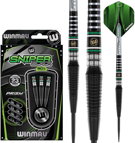 Winmau Sniper Black V2 90% - Dartpijlen van Winmau