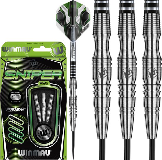 WINMAU - Sniper: Steeltip Tungsten Dartpijlen Professioneel - 23g van Winmau