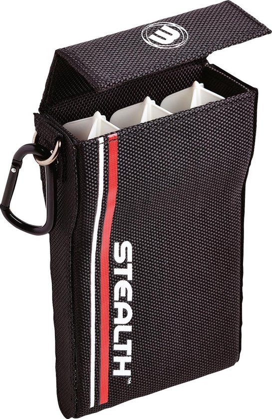 Winmau Stealth dartcase Rood 18 x 16 x 3cm van Merkloos