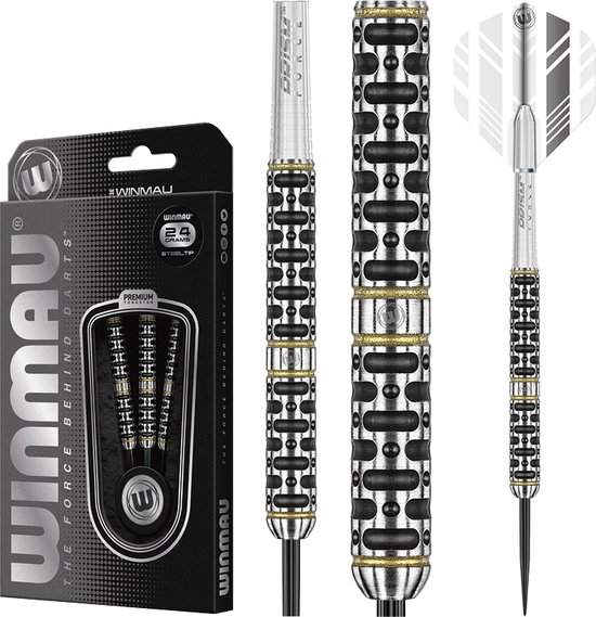 WINMAU –Steve Brown: Steeltip Tungsten Dartpijlen Professioneel – 24g van Winmau