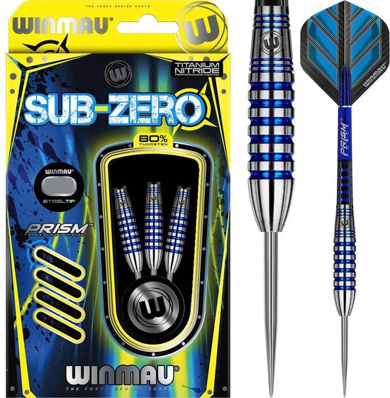 Winmau Subzero 2 80% - Dartpijlen - 24 Gram van Merkloos