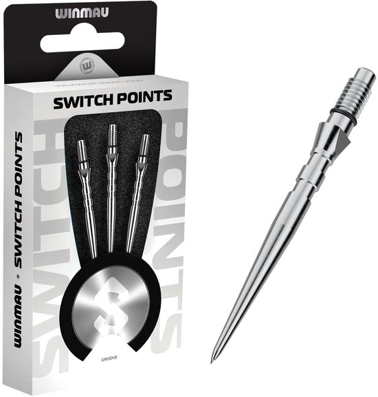 Winmau Switch Point Groove Silver 26 mm