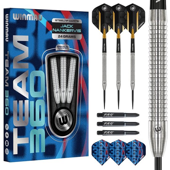 Winmau Team 360 Jack Nankervis 90% - Dartpijlen