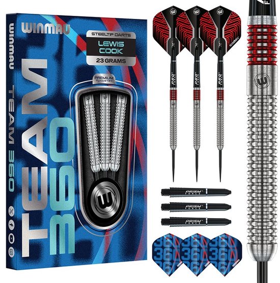 Winmau Team 360 Lewis Cook 90% - Dartpijlen