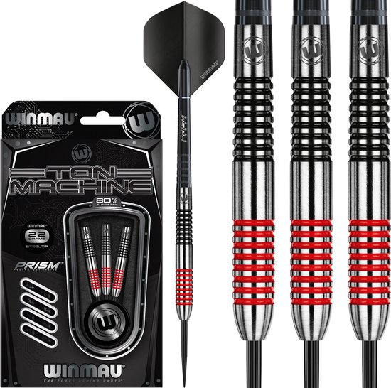 Winmau Ton Machine 80% 22-24-26 gram - Dartpijlen - 22 Gram van Merkloos