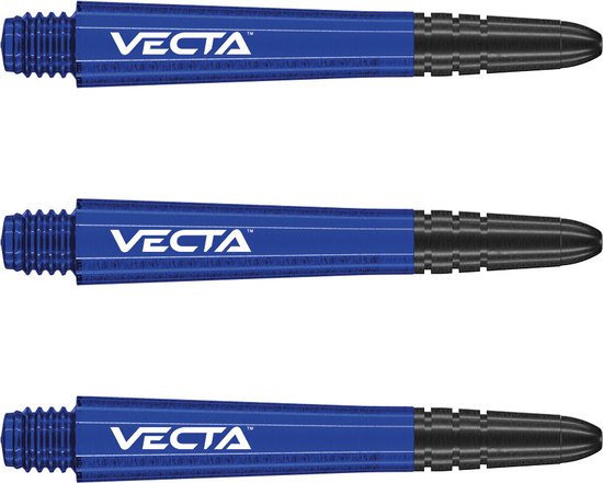 WINMAU - Vecta Dartschachten Blauw, Tussenliggend - 1 set per pakket (3 dartvluchten in totaal) van Winmau