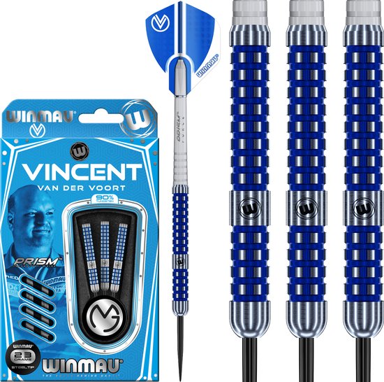 WINMAU - Vincent van de Vort: Steeltip Tungsten Dartpijlen Professioneel - 23g van Winmau