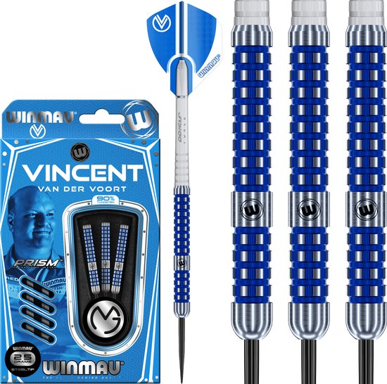 WINMAU – Vincent van de Vort: Steeltip Tungsten Dartpijlen Professioneel - 25g van Winmau