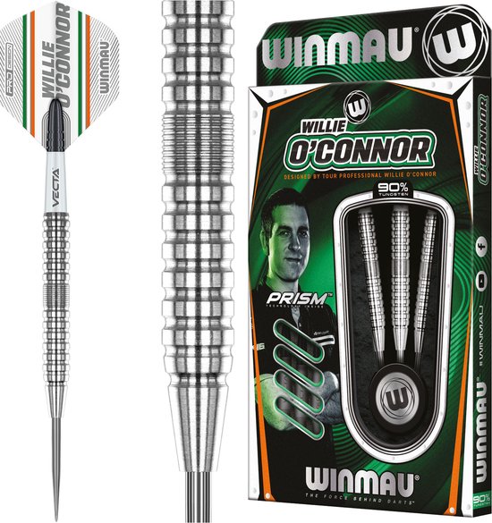 WINMAU - Willie O'Connor: Steeltip Tungsten Dartpijlen Professioneel - 23g van Winmau