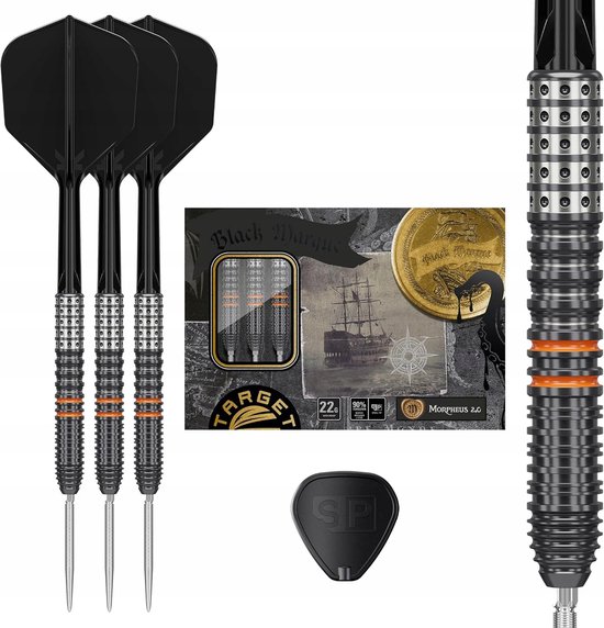 Wolfram Dartpijlen 90% Zwart Morpheus G2 22g