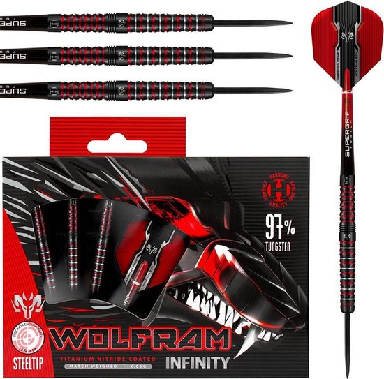 WOLFRAM INFINITY 97% TUNGSTEN 22GR van Target Darts