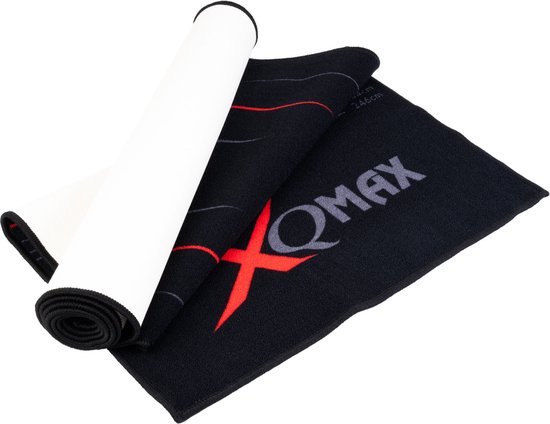 XQ Max Carpet Dartmat Black Red 285x80 van XQ Max