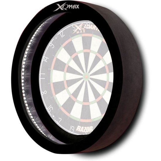 XQ Max dartbord led-lighting zwart van XQ Max
