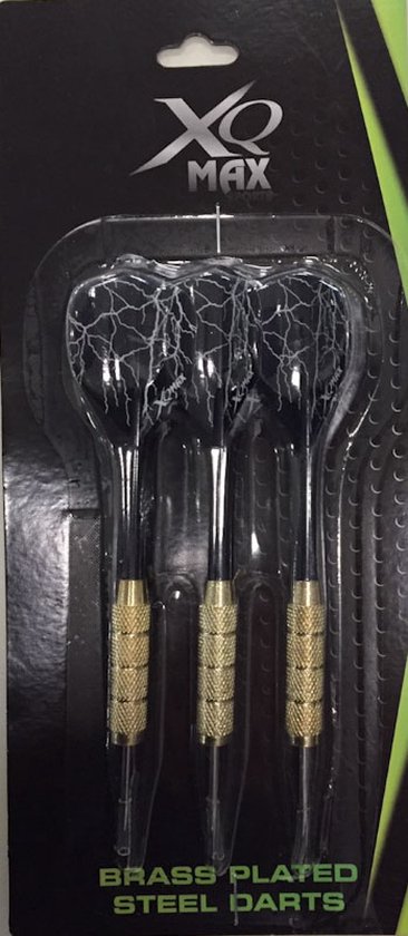 Xq Max Dartpijlen Zwart/groen 3 Stuks 11 Cm