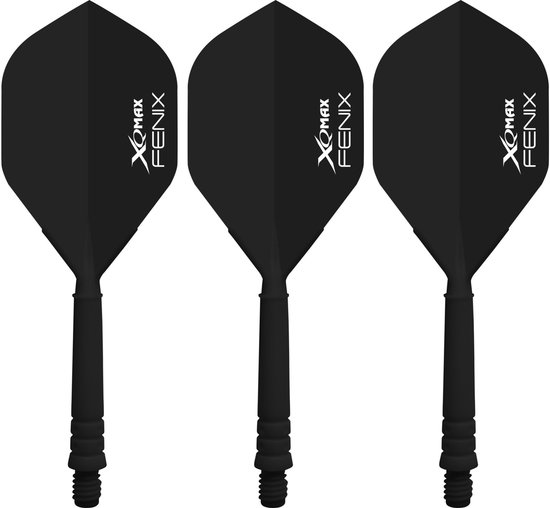 XQ Max Fenix Bar Flights Black Standard - Dart Flights van XQ Max
