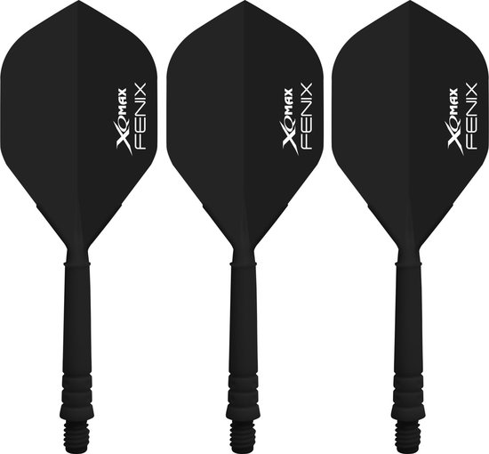 XQ Max Fenix Black Standard - Dart Flights van XQ Max