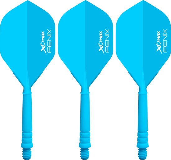 XQ Max Fenix Blue Standard - Dart Flights van XQ Max