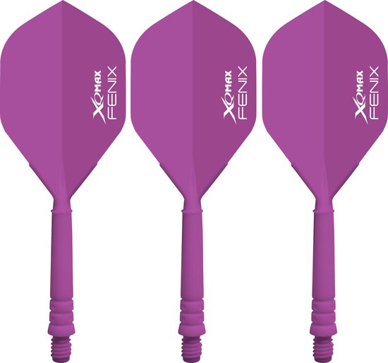 XQ Max Fenix Purple Standard - Dart Flights van XQ Max