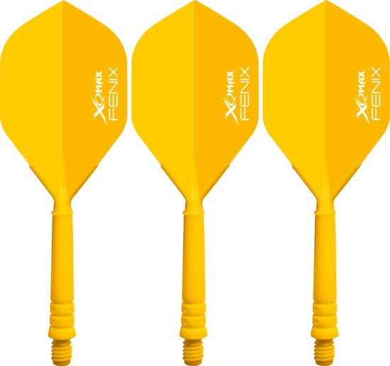 XQ Max Fenix Yellow Standard - Dart Flights van XQ Max