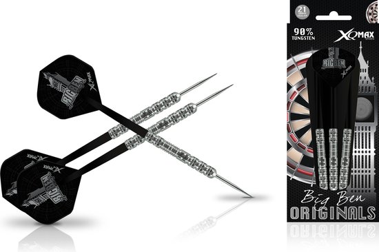 XQMax Benito Van De Pas Dartset Steeltip Zwart Gewicht 23 van XQMax