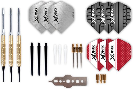 XQMax Brass Darts Giftset - Dartpijlen - 23 Gram van XQMax
