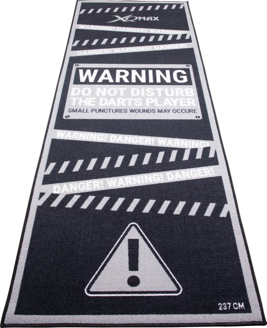 XQMax Carpet Dartmat Warning van XQMax