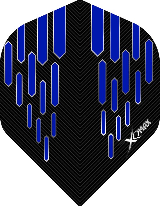 XQMax Contour Blue No2 - vervangende flights - 3stuks van XQMax