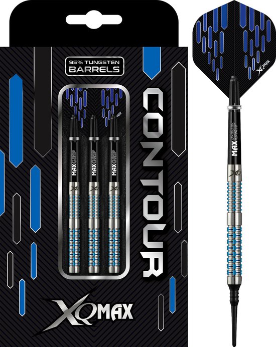 XQMax Contour M1 95% Soft Tip - Dartpijlen van XQMax