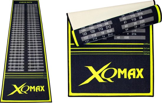 XQMAX - Dartmat - Checkout Groen - 285 x 60 cm van XQMax
